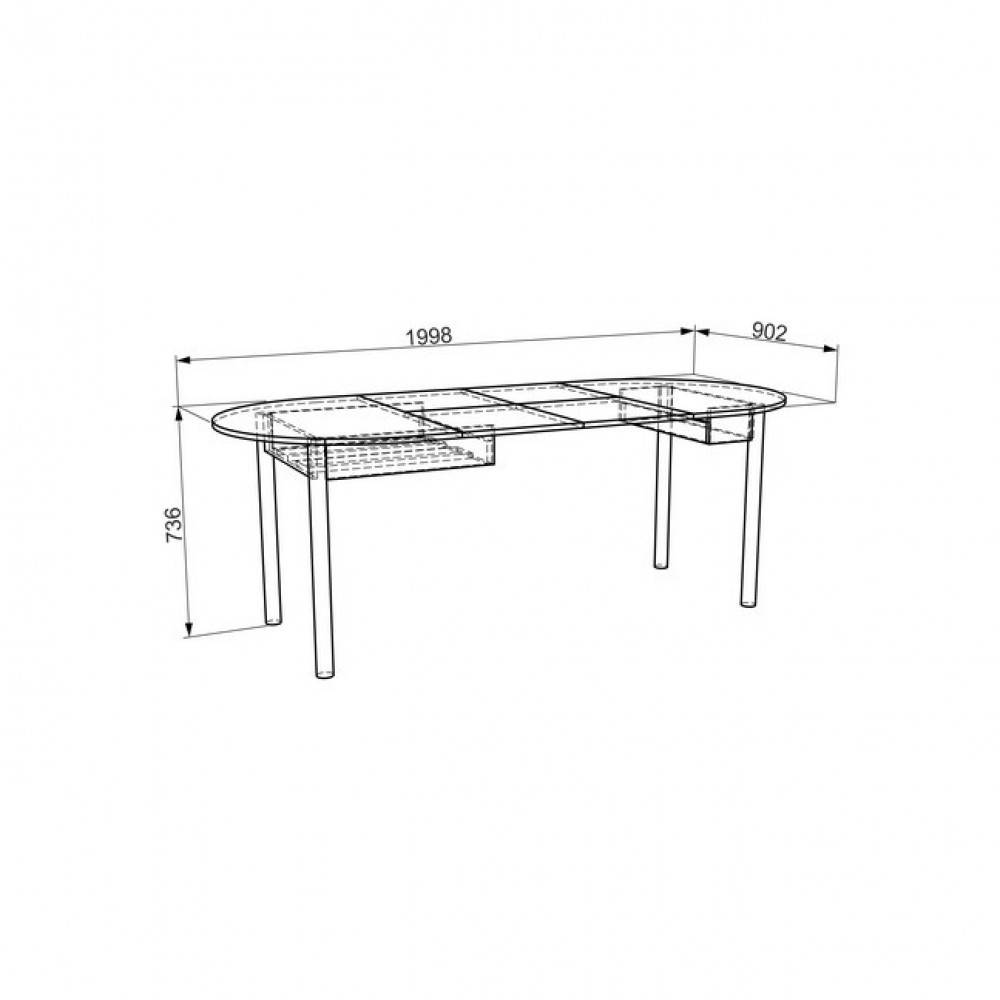 Размер кухонного стола: как определиться, высота, длина, ширина, конструкция