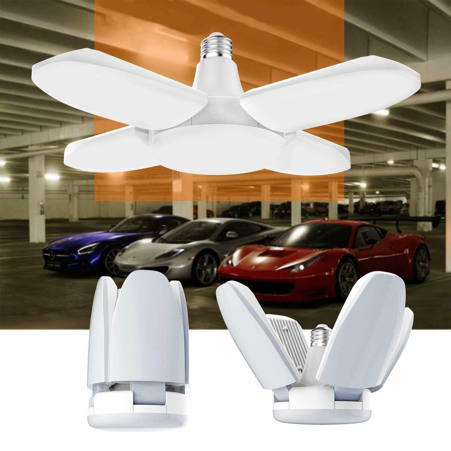 Светодиодные светильники для гаража: потолочное освещение и лед лампы в гараж