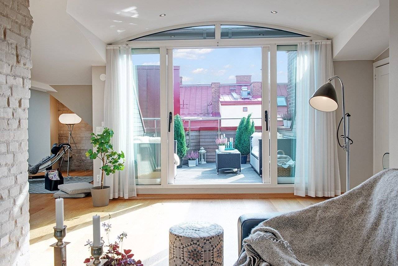 Дизайн дома, квартиры с панорамными окнами