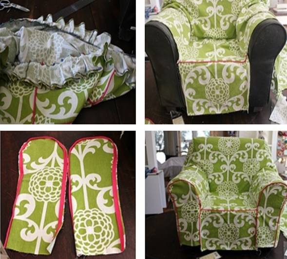 Чехол на кресло своими руками: выкройка, особенности пошива и использования изделия