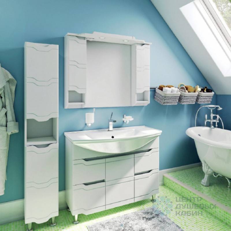 Современная мебель для ванной комнаты: новинки 2021 года