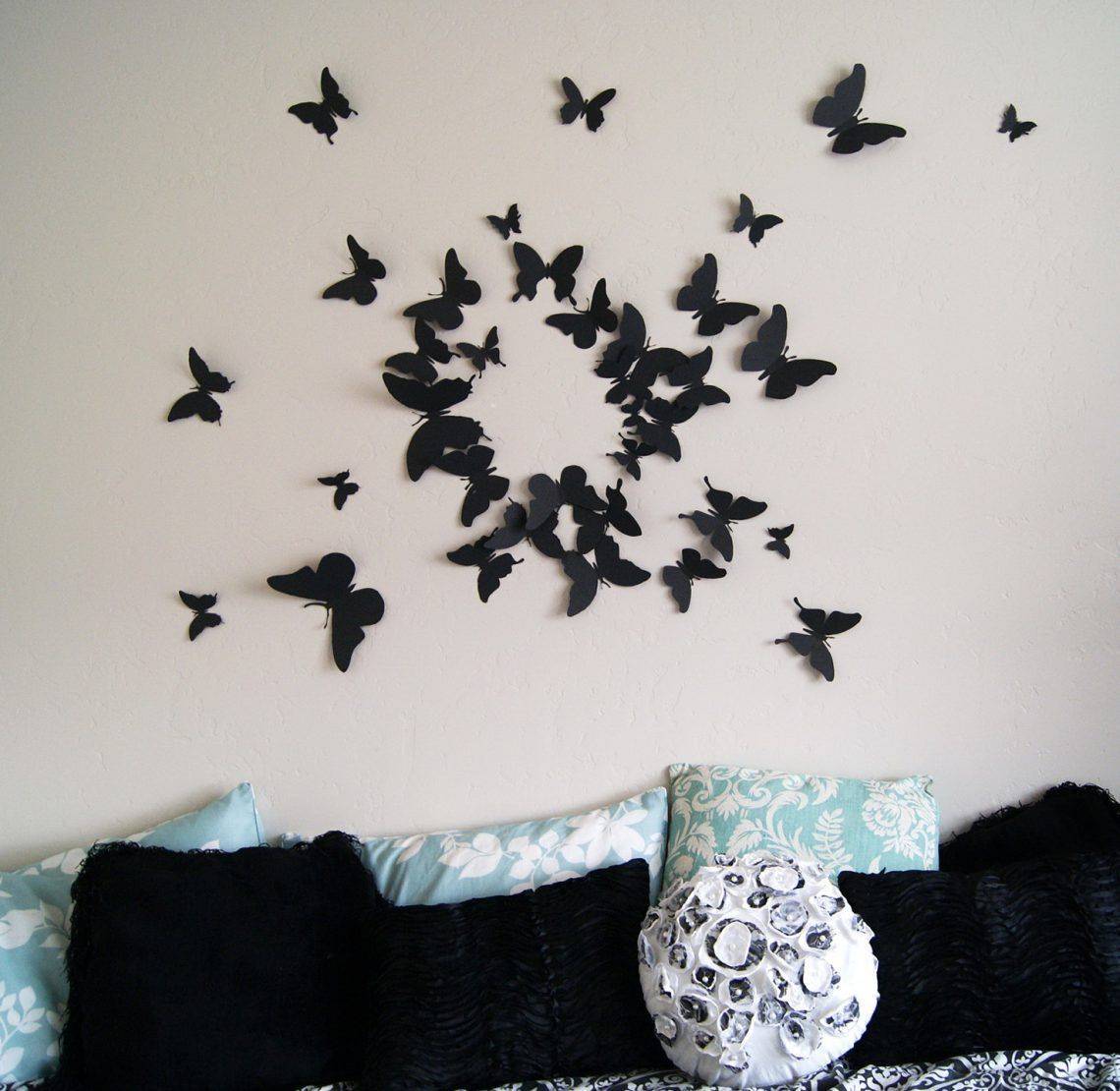 Бабочки на стену своими руками :: инфониак