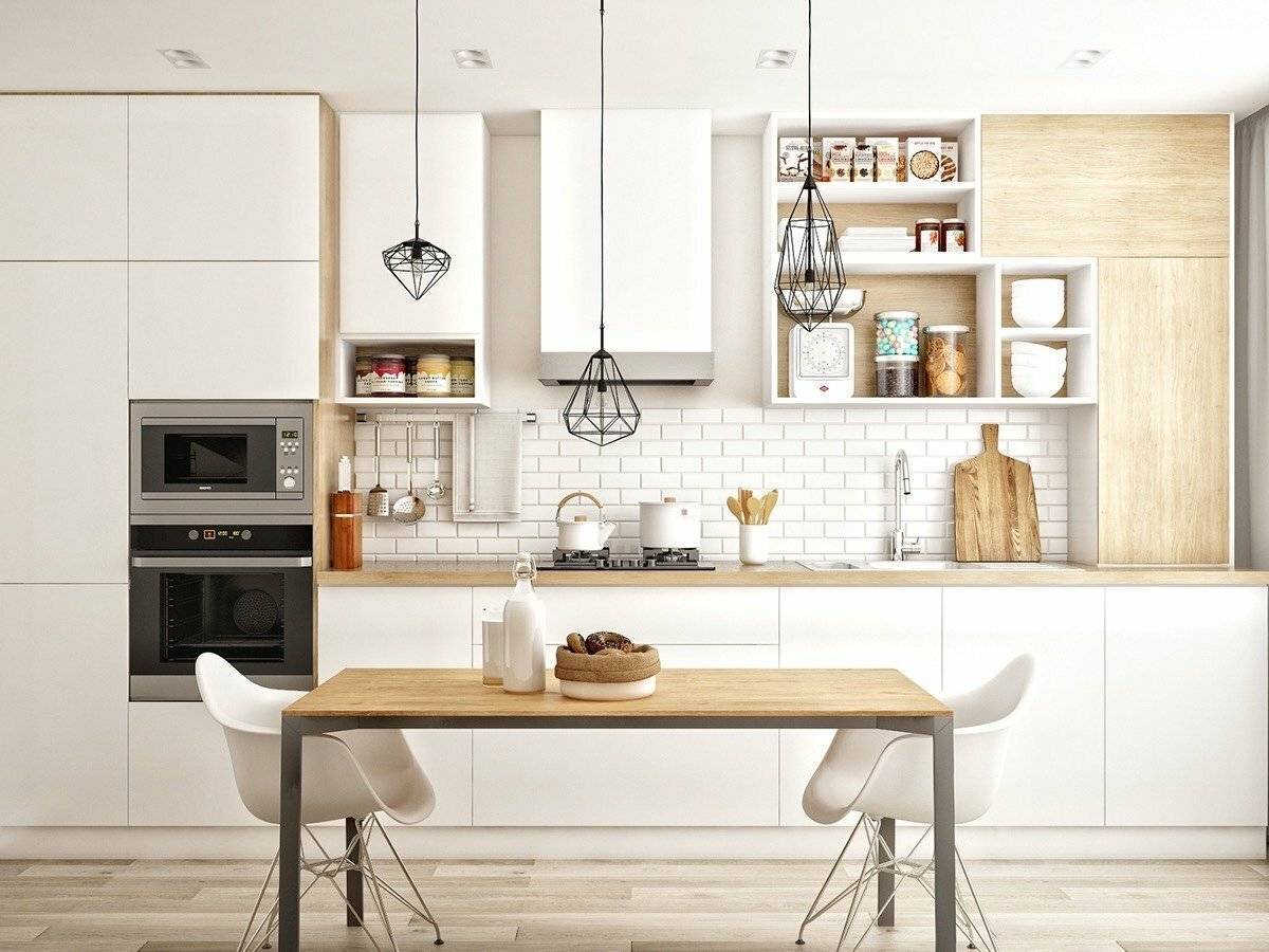 Кухня в скандинавском стиле - 100 фото идей дизайна интерьера