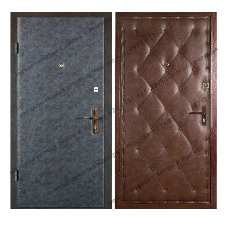 Обшивка деревянных и металлических дверей: обивка дерматином, вагонкой