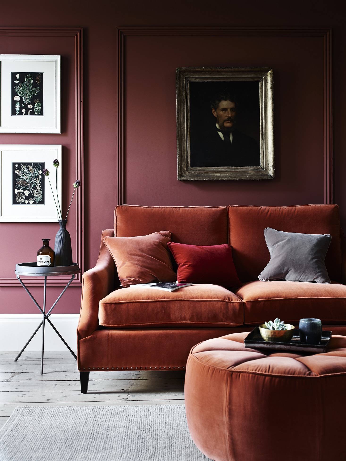 Терракотовый цвет в декоре интерьера - 40 фото примеров