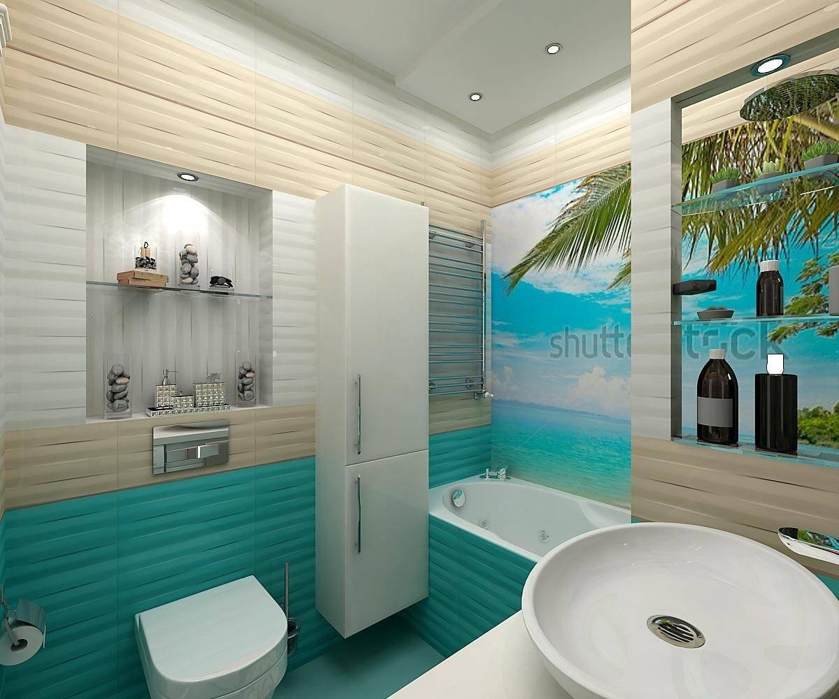 Ванная в морском стиле: практичные идеи дизайна и интересные варианты украшения ванной