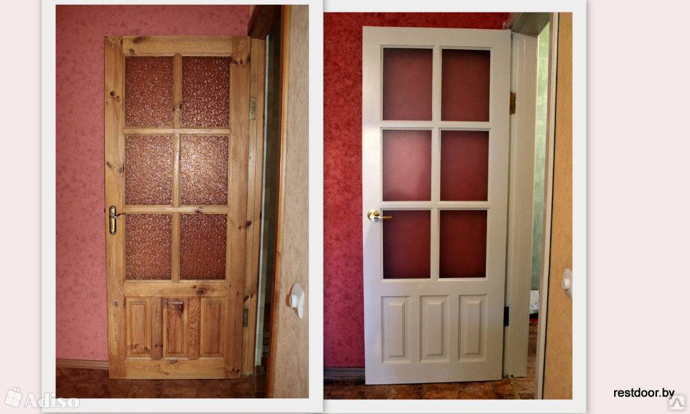 Реставрация дверей, как обновить двери, как покрасить старую дверь, как обновить дверь своими руками