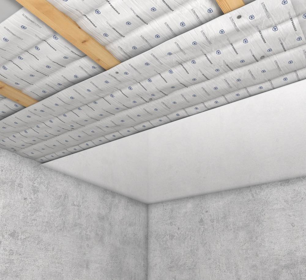 Шумоизоляция потолка в квартире под натяжной потолок: как сделать звукоизоляцию своими руками