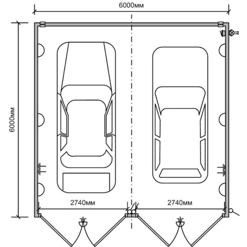 Стандартные размеры гаражных ворот