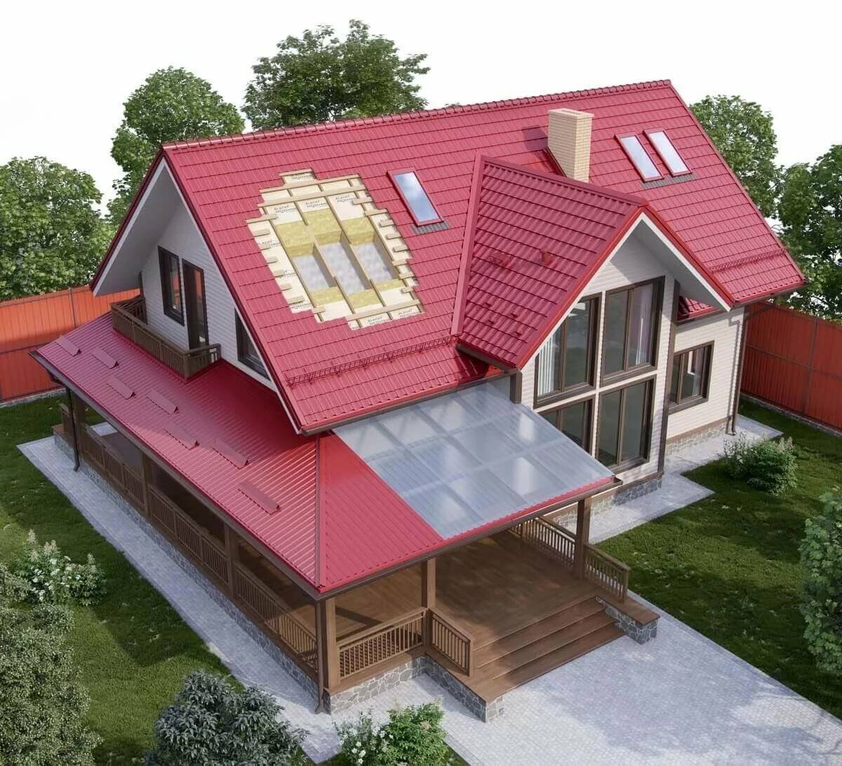Одноэтажный дом с мансардой: проекты, фото лучших идей и советы специалистов