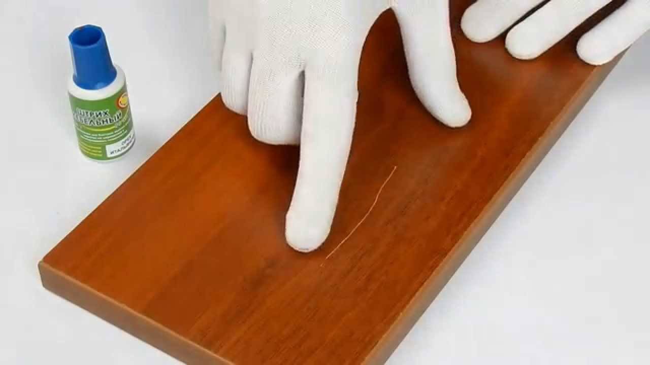 Как избавиться от царапин на мебели
