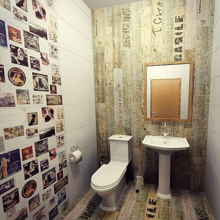 Как выбрать обои для туалета: 60 современных фото и идей дизайна