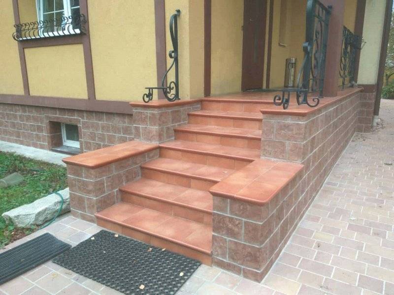 Уличные бетонные лестницы: входная в дом, чем отделать ступени, обустройство, снип и проектирование