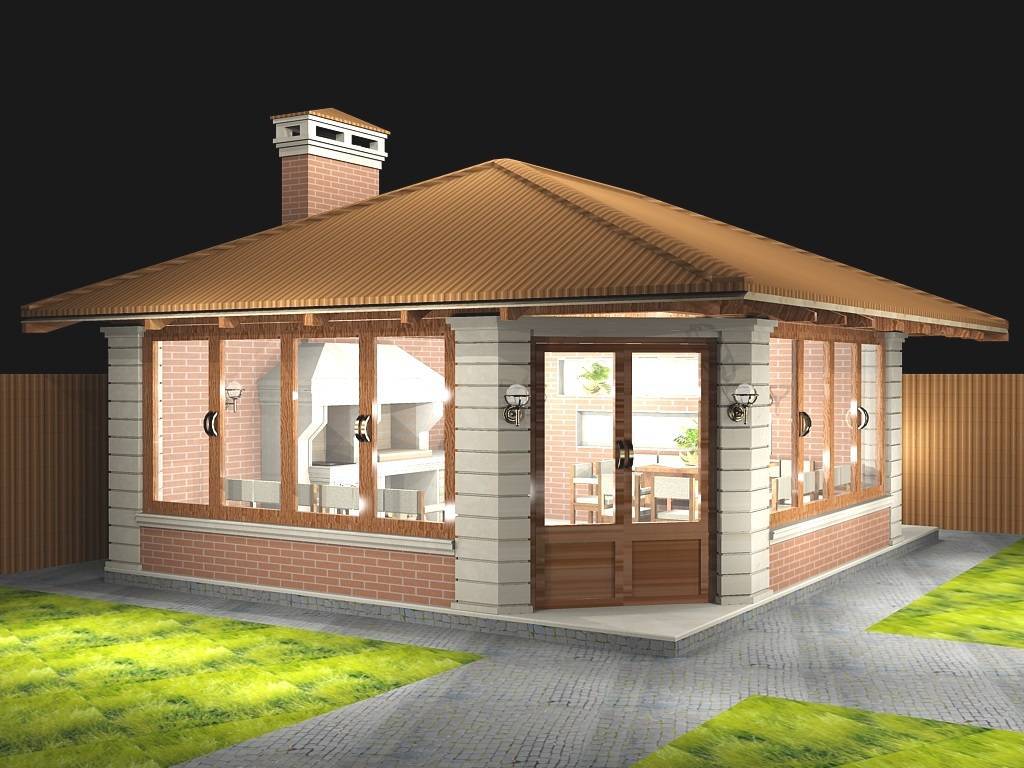 Дизайн мангальной зоны частного дома на даче: как обустроить, удачные идеи
 - 30 фото