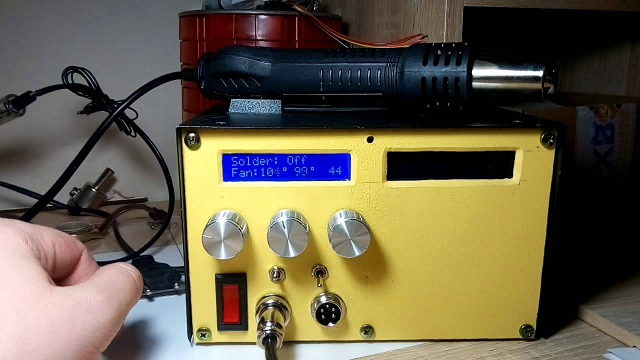 Паяльная станция, сделанная своими руками: инфракрасный нагреватель из прикуривателя и термовоздушный фен