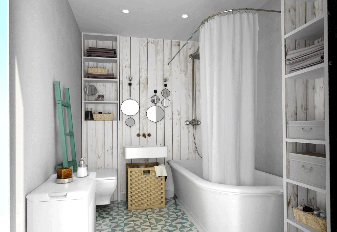 Ванные в скандинавском стиле (135 фото): основные стили, атрибуты и элементы ваннойварианты планировки и дизайна