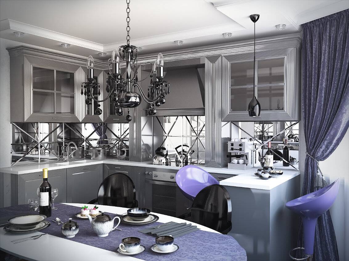 Кухня в стиле арт-деко: роскошные идеи дизайна интерьера (+82 фото)