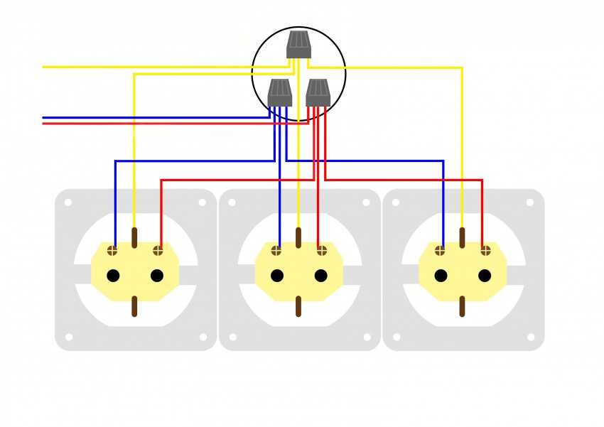Розетка с выключателями в одном корпусе - схема подключения одноклавишной и двухклавишной