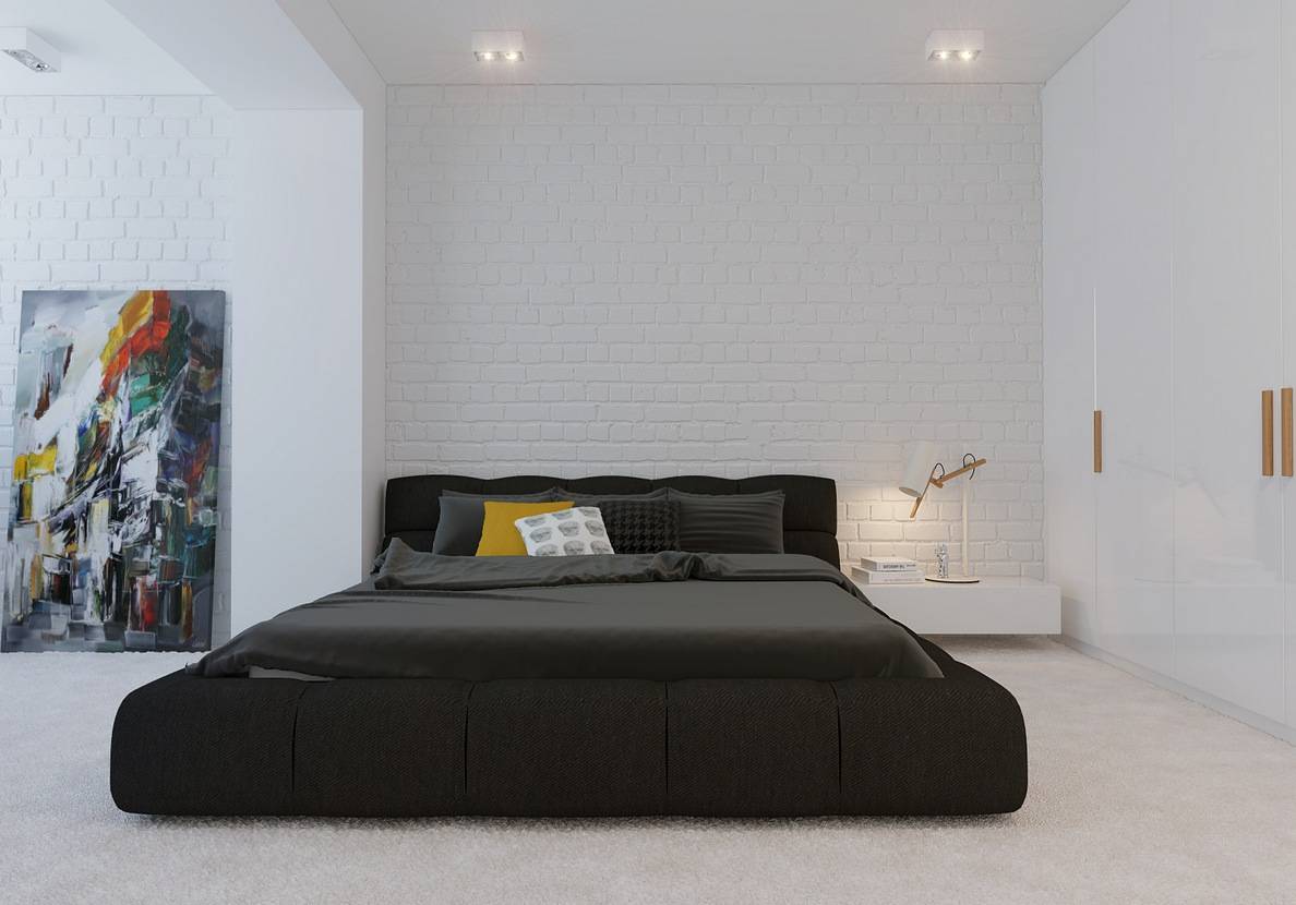 Спальня в стиле минимализм - 70 фото необычного дизайна