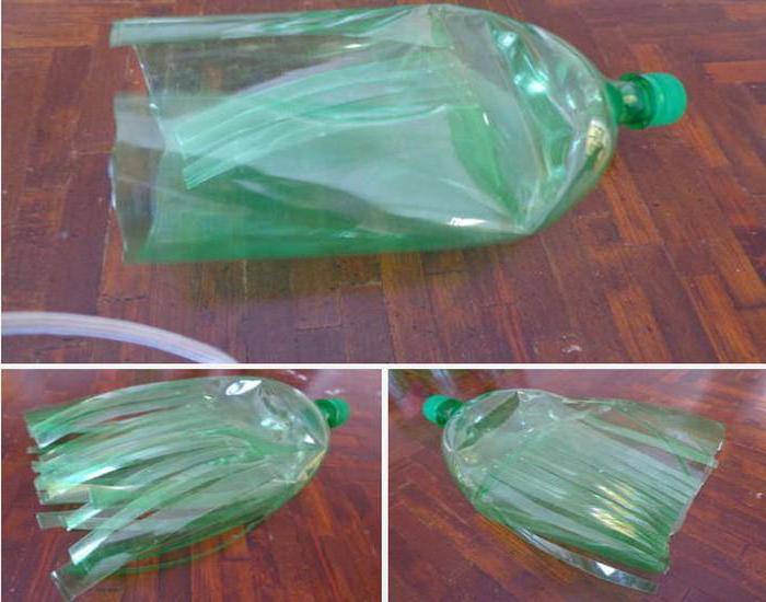 Метла из пластиковых бутылок - пошаговая инструкция изготовления дачной метлы из использованных бутылок.