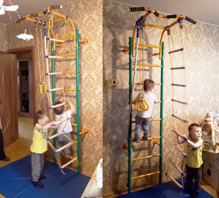 Спортивный уголок для детей в квартиру: обзор моделей, как сделать