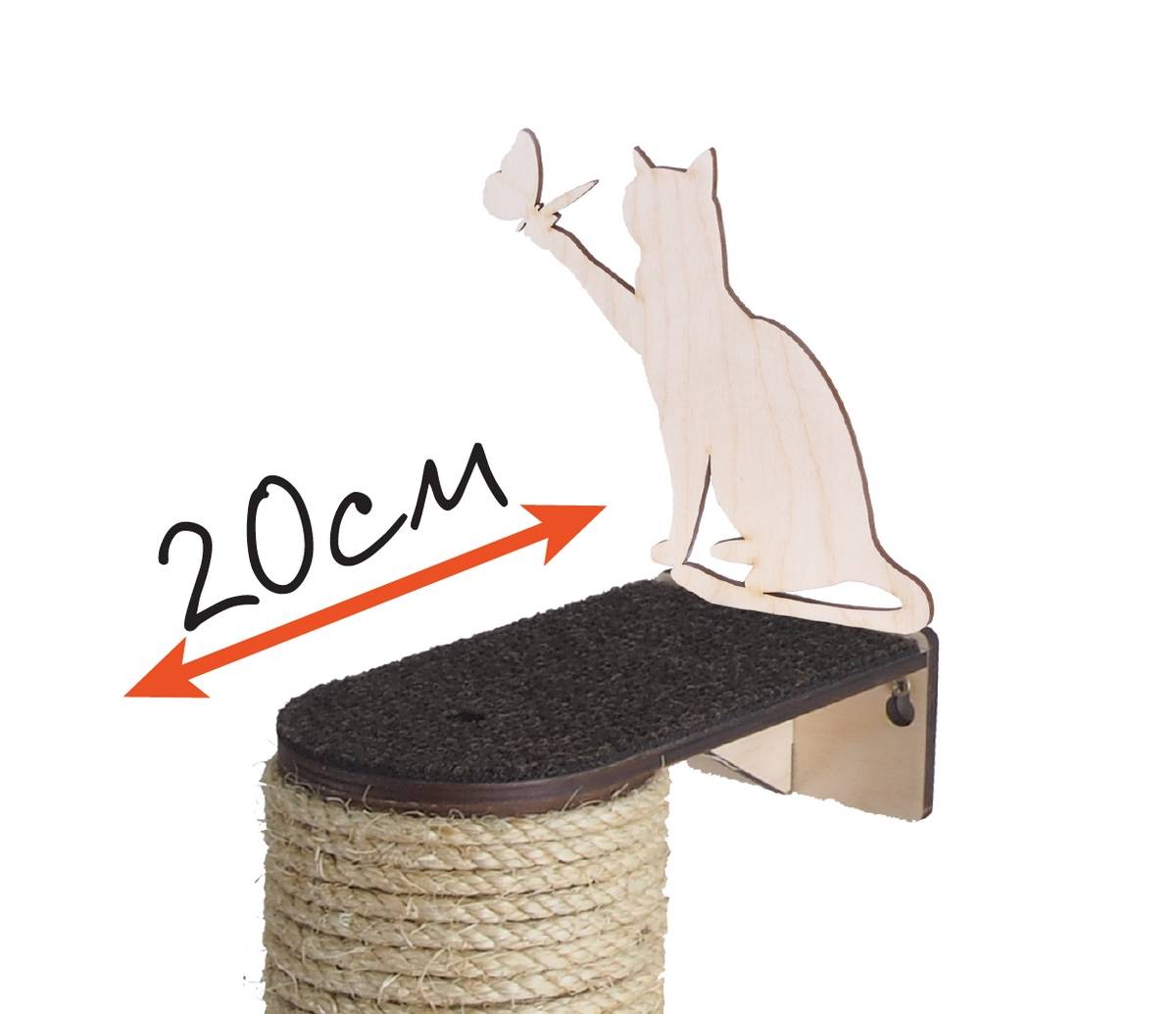 Когтеточка для кошки своими руками пошагово: инструкция с фото и необычными идеями
