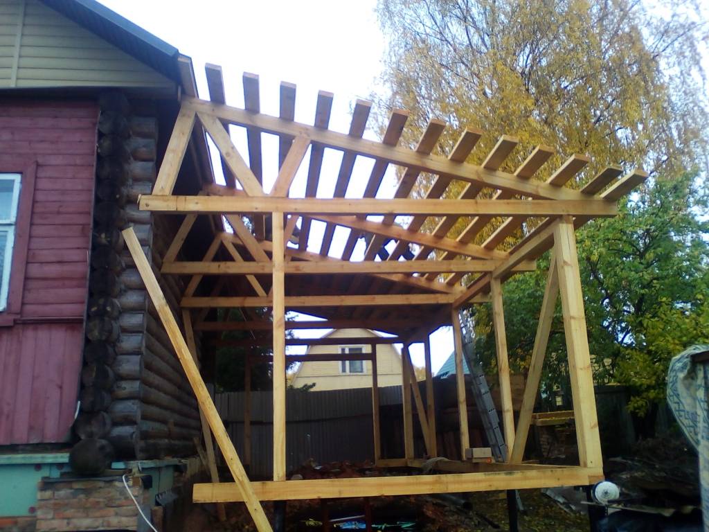 Как сделать крышу на пристройке к дому своими руками: пошаговый инструктаж