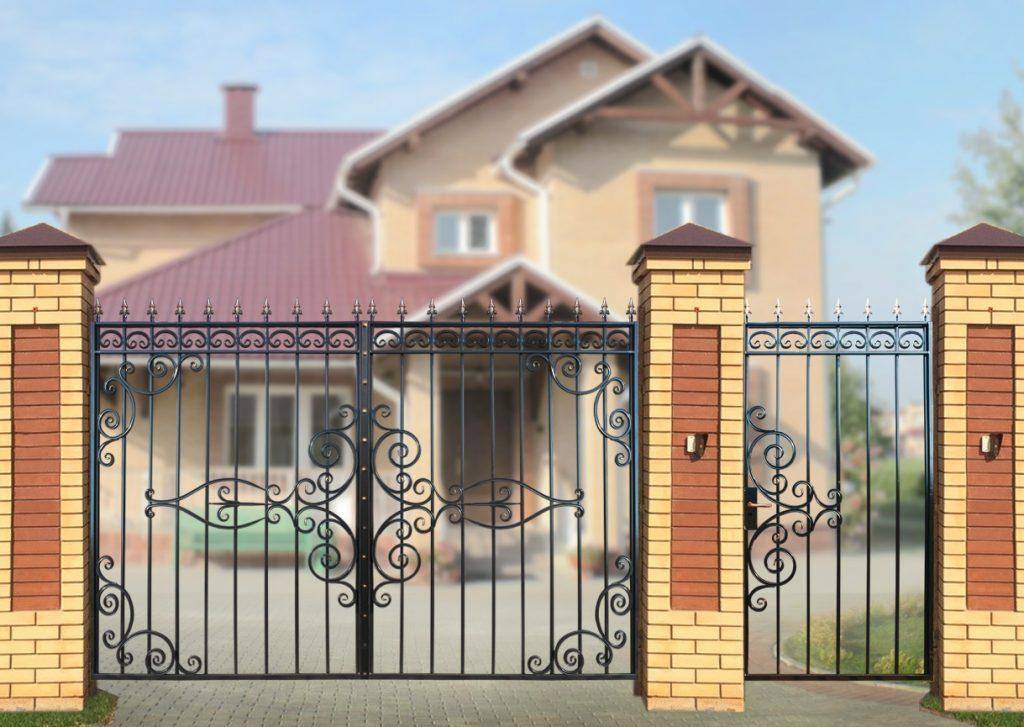 Ворота: особенности выбора, фото ворот для частного дома