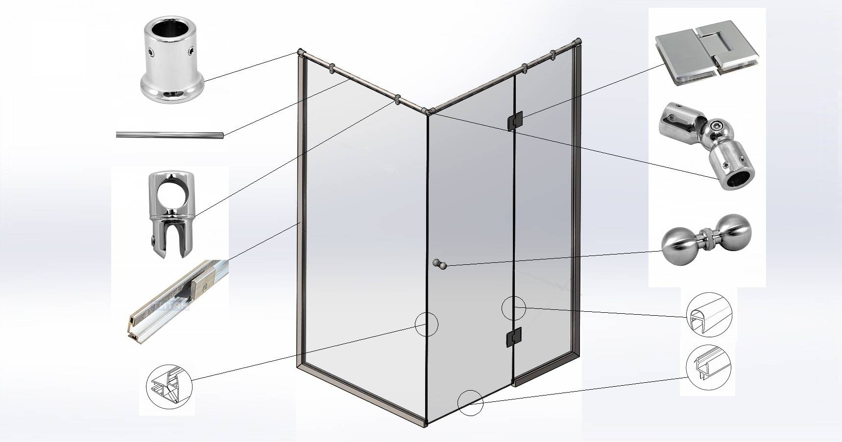 Душевые кабины в ванную комнату: фото, виды, конструктивные особенности, варианты дизайна