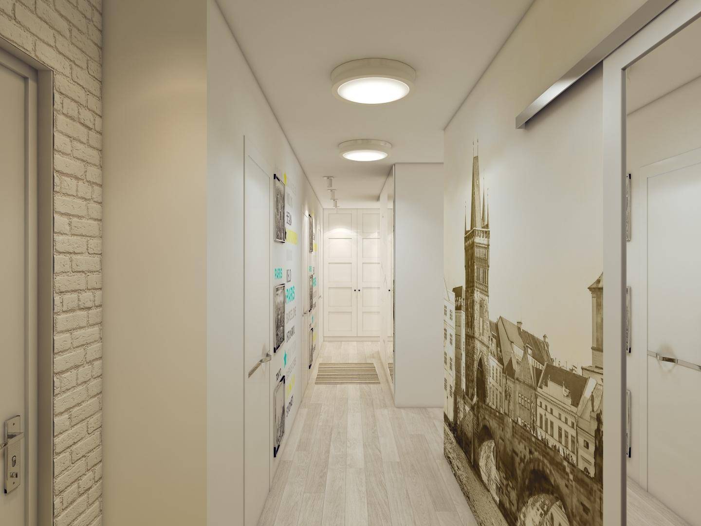 Выбираем обои, расширяющие пространство, в узкий коридор. дизайн обоев для узкого коридора в квартире