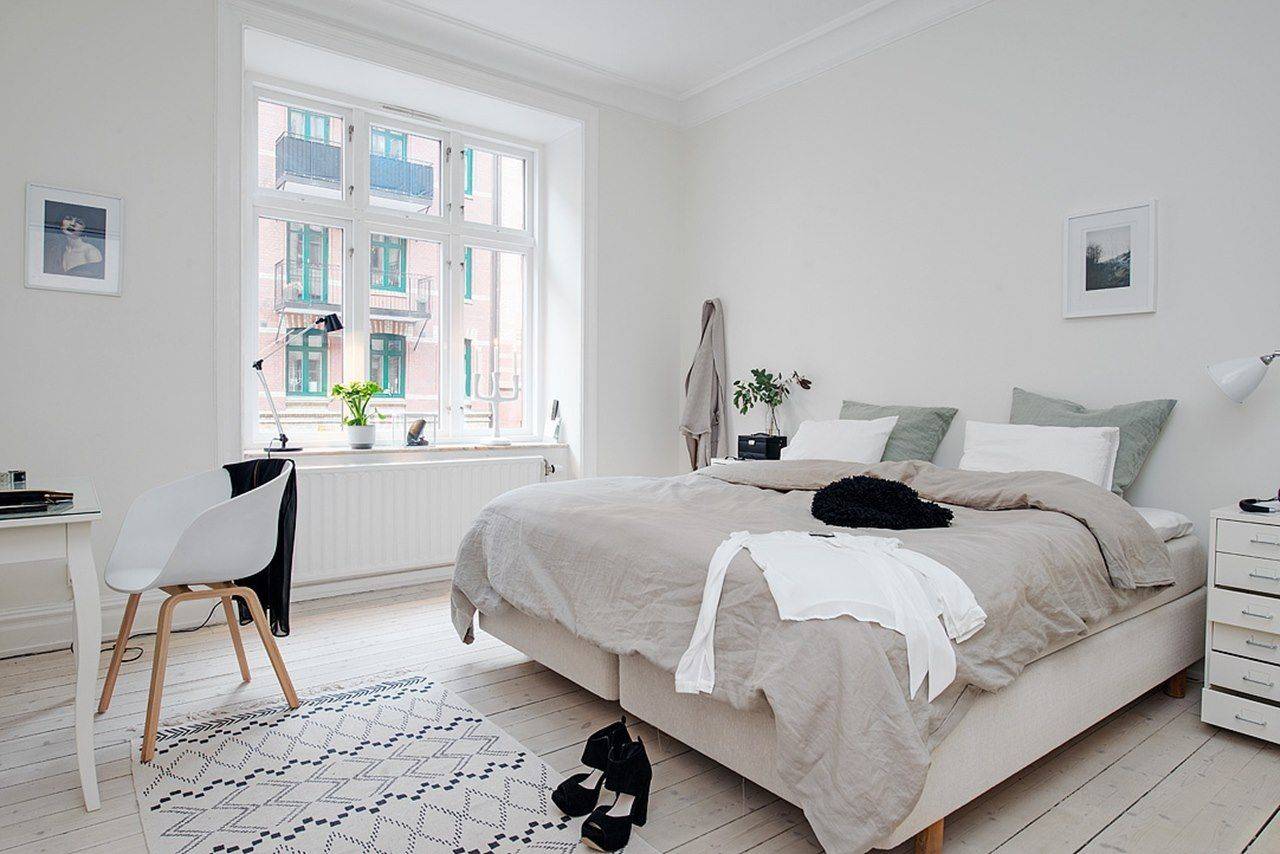 Спальня в скандинавском стиле: особенности стиля, выбор и сочетание цвета, новинки дизайна (150 фото)