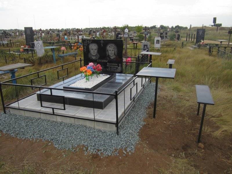 Как благоустроить могилу на кладбище: основные способы