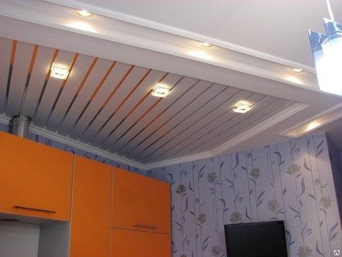 Пластиковый потолок на кухне: необходимые материалы и инструменты, подготовка, монтаж каркаса и панелей
