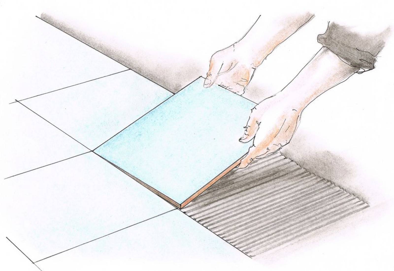 Укладка плитки на теплый пол: инструкции для разных видов пола