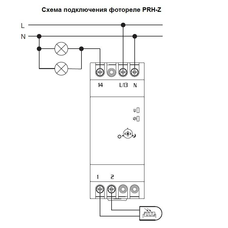 Схема подключения датчика освещенности для уличного освещения