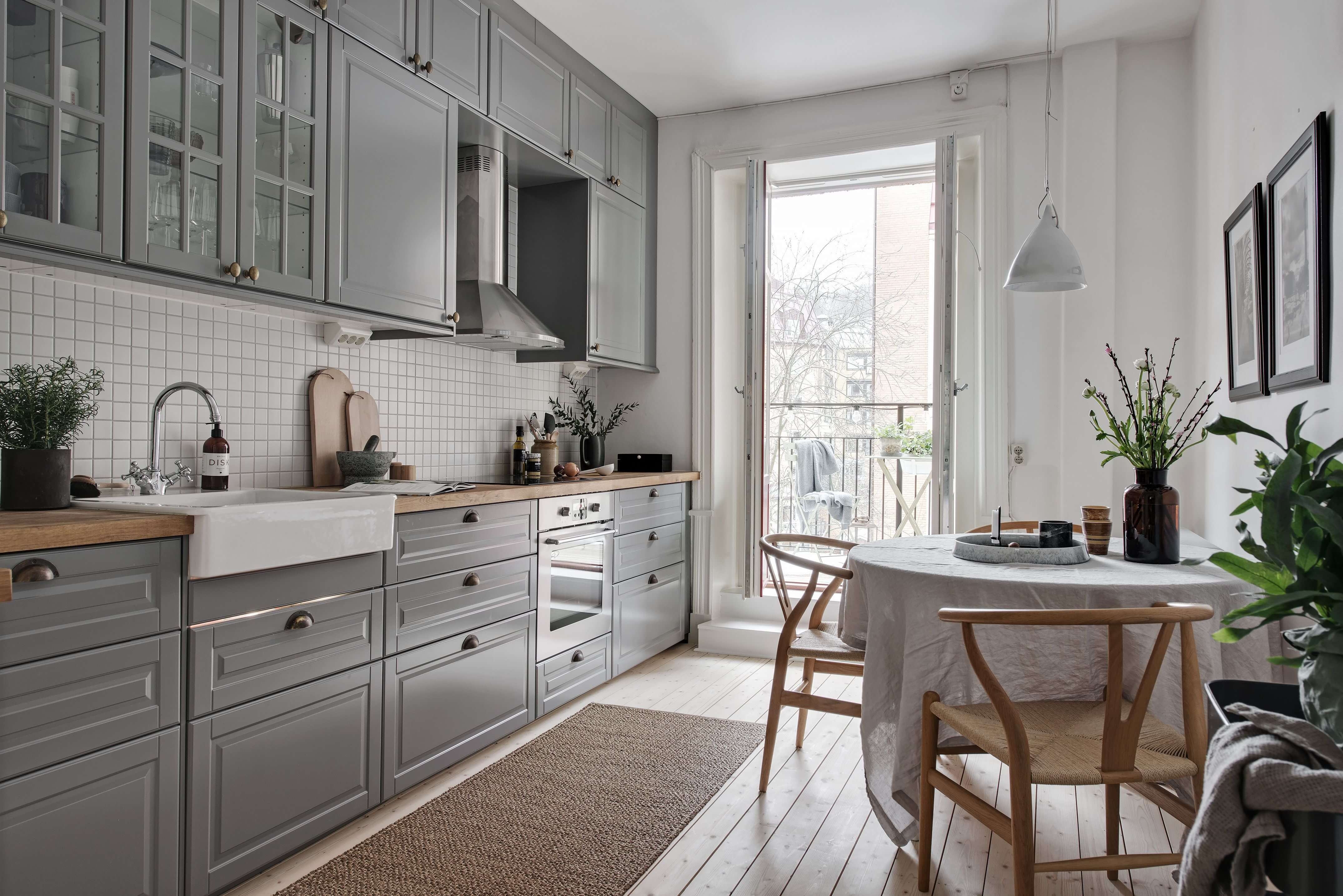 Кухня в скандинавском стиле - 120 фото дизайна и красивого сочетания