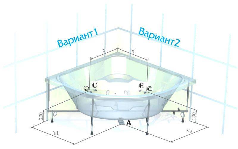 Как самостоятельно установить акриловую ванну