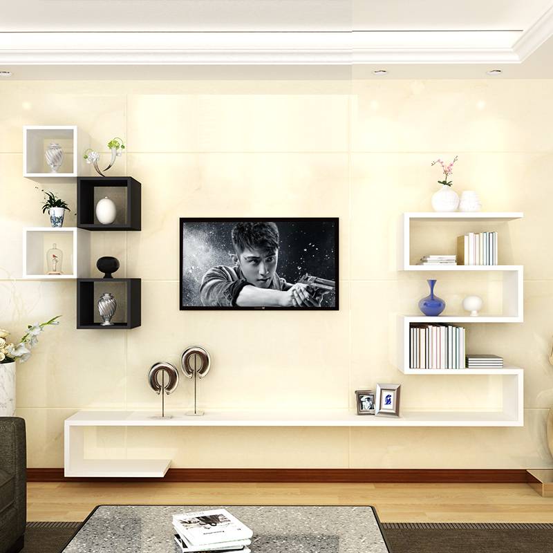 Полка под телевизор – оптимальные конструкции и советы как правильно расположить в интерьере (115 фото)