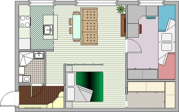 Дизайн хрущевки 2 комнаты: проекты, оформление, перепланировка, идеи по созданию (часть 1)