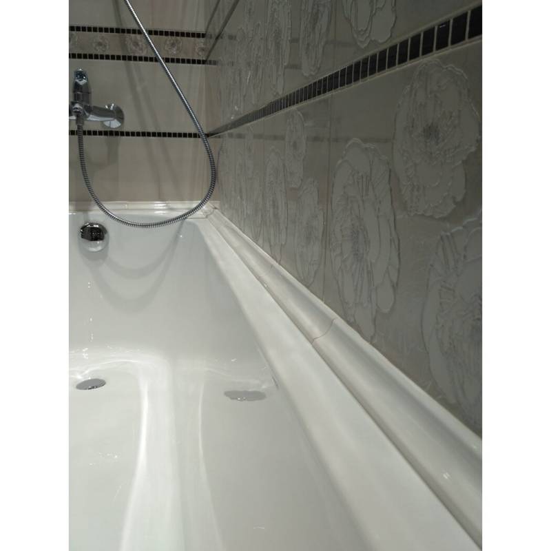 Как приклеить керамический бордюр на ванну - устранение щели между стеной и ванной