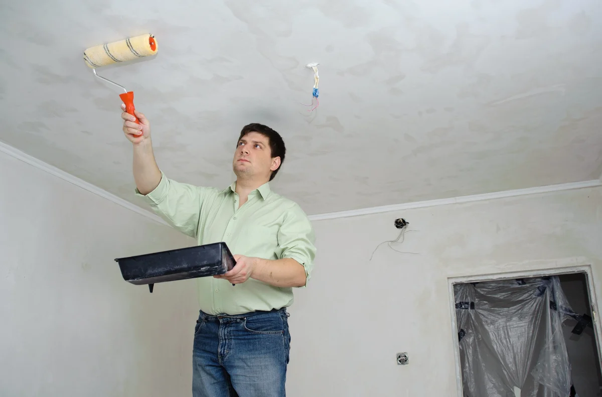 Идеальная подготовка потолка под покраску своими руками: пошаговая фото и видео инструкция