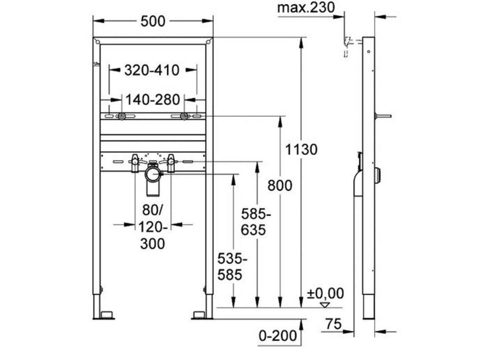 Варианты установки подвесных унитазов практические советы по сборке, установка на бетонное основание
