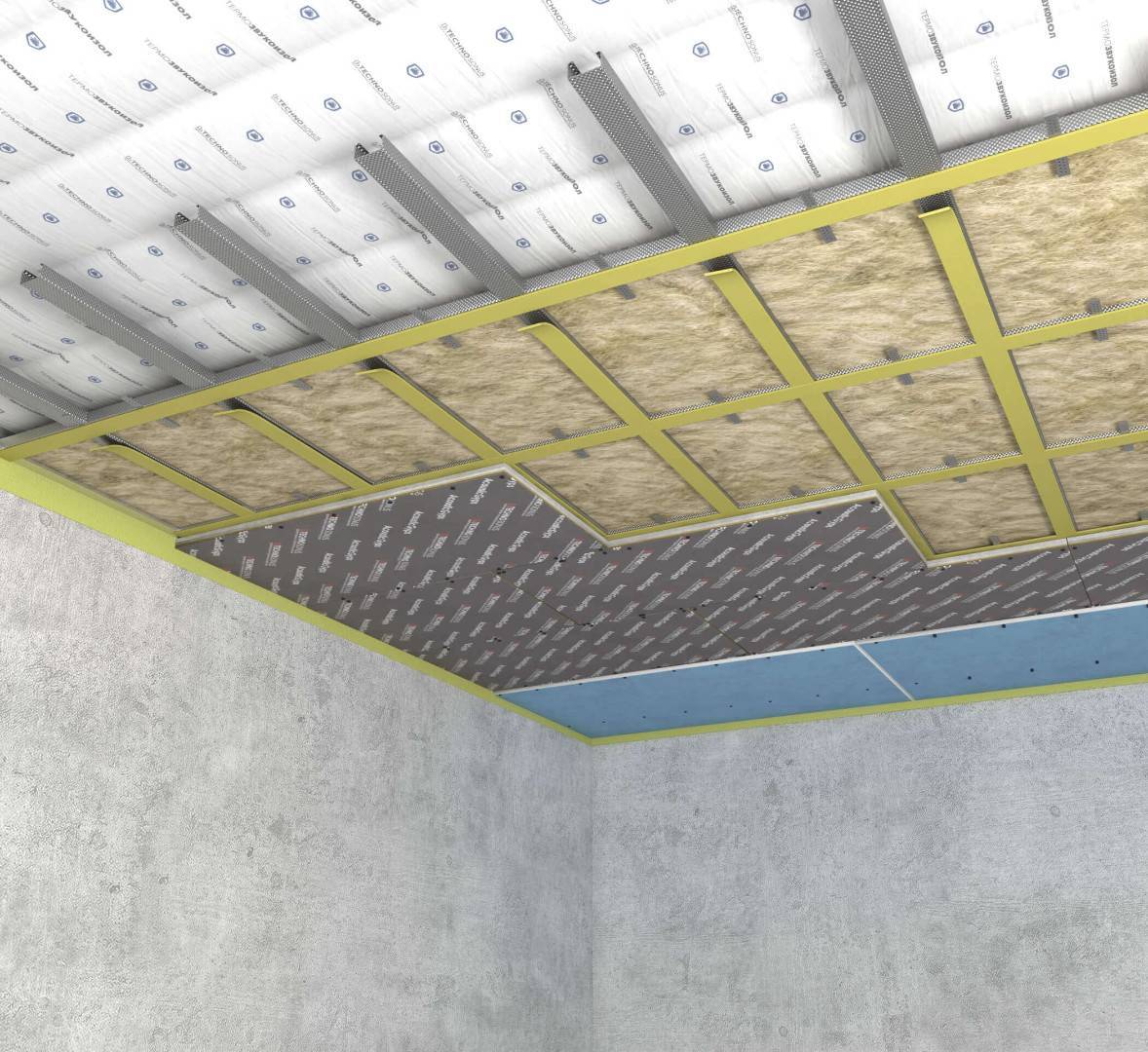 Шумоизоляция потолка в квартире. 16 материалов от ударного шума