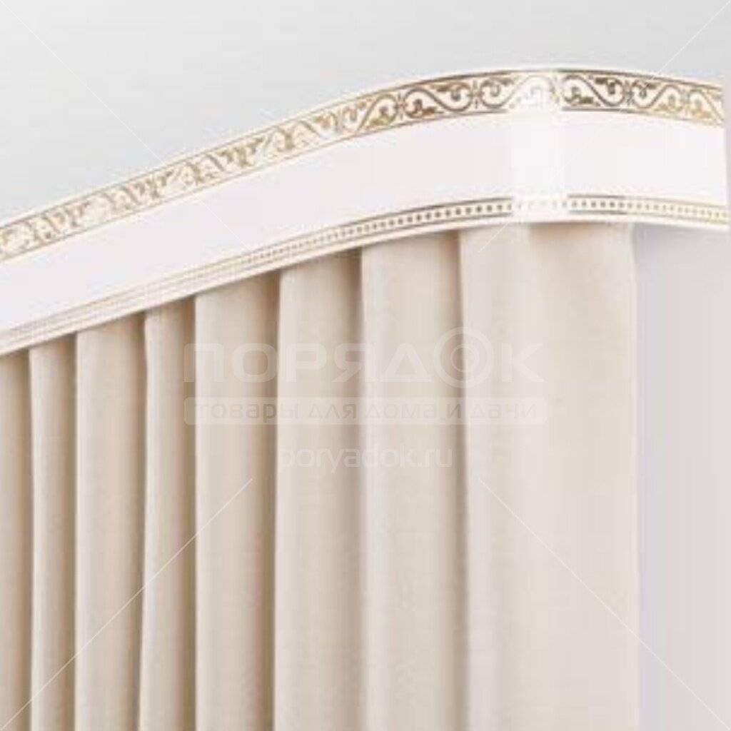 Обзор багетных карнизов для штор: настенные, потолочные, фото интерьер и дизайн