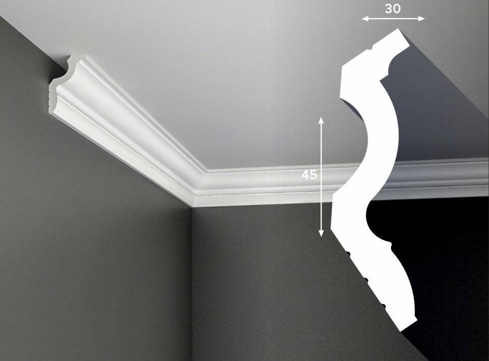 Чем и как клеить плинтуса на натяжные потолки: крепить полиуретановый, установка галтели из пенопласта, монтаж на обои