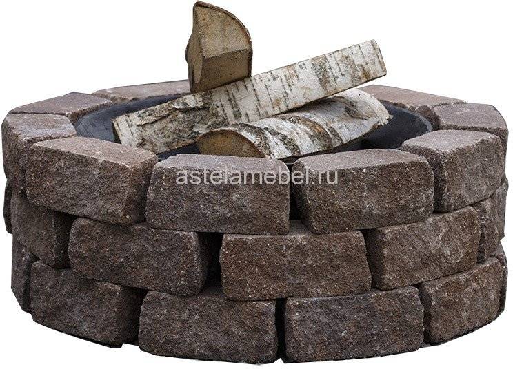 Очаг для костра своими руками: круглый, квадратный, из бетона, кирпича, камня (25 фото)