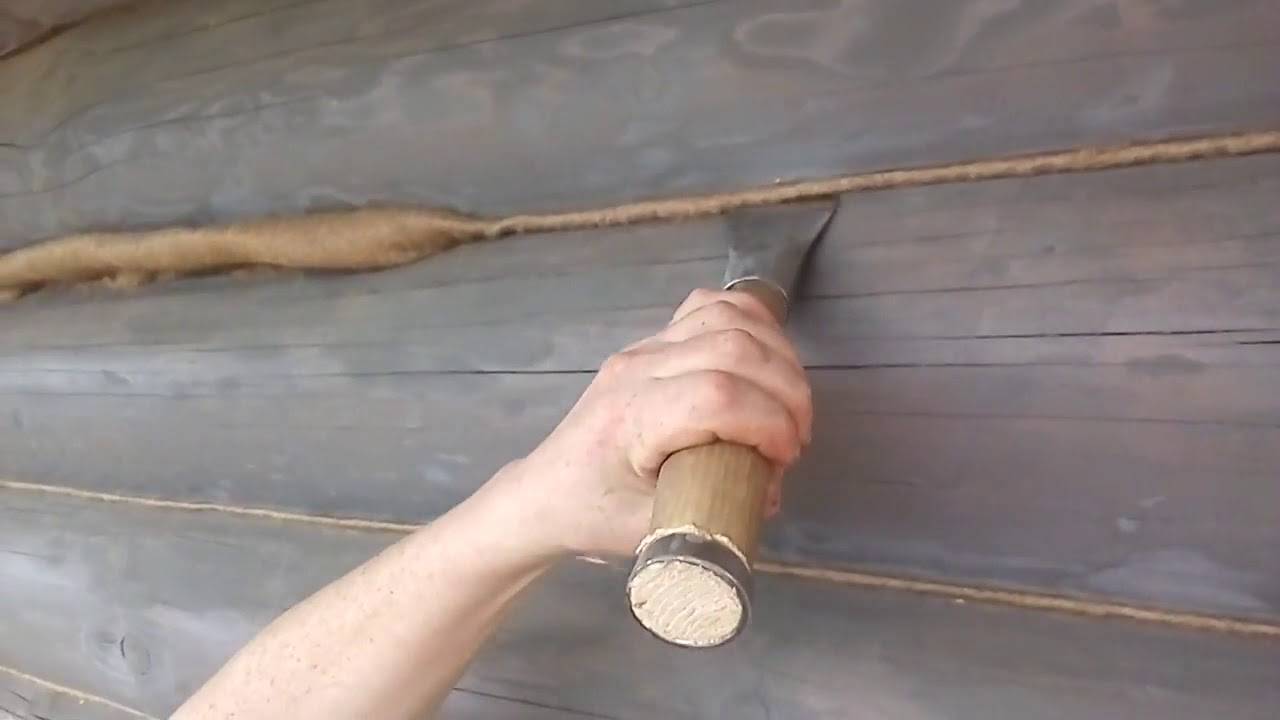 Как конопатить сруб своими руками - пошаговая инструкция