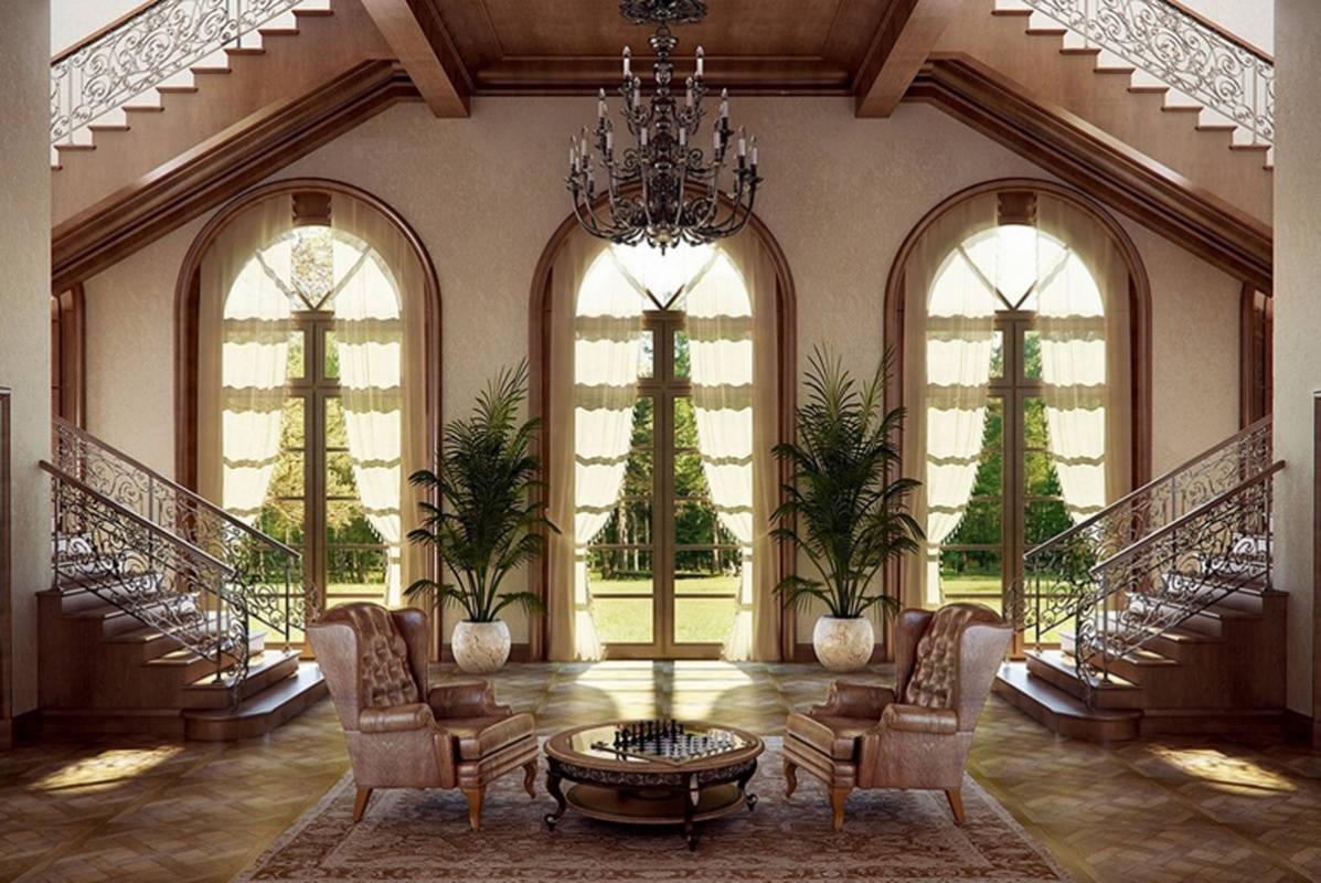 Шикарный дом юлии барановской: панорамные окна, текстиль и отделка, внутреннее убранство