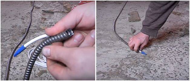Как протянуть кабель в пнд трубе: получится ли вставить и просунуть его с помощью пылесоса, как протащить греющий провод по электроканалам?