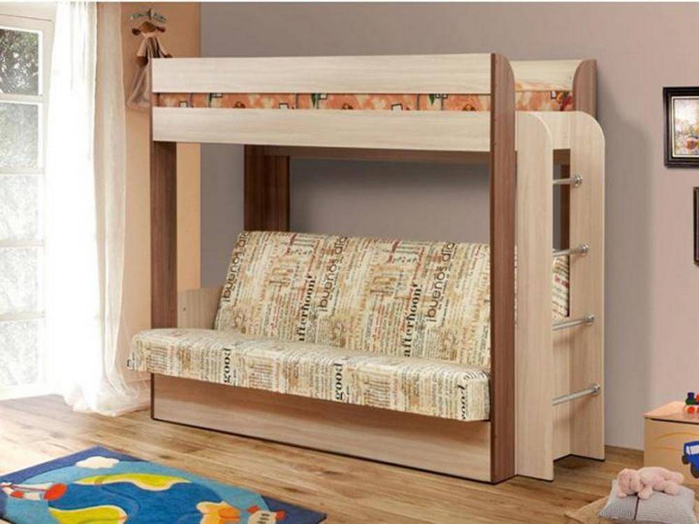 Кровать-чердак с диваном внизу для родителей и детей: как выбрать